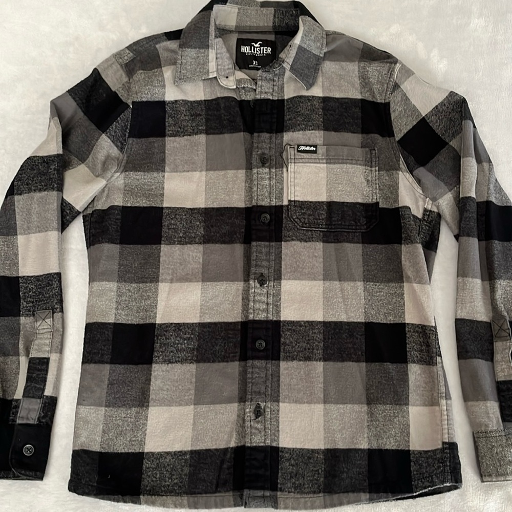 Men’s Hollister Plaid Flannel- Size X-Small